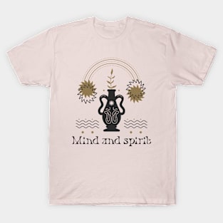 Mind & Spirit Mystical Spirituality Boho Style T-Shirt